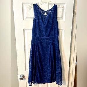 Long Tall Sally Blue lace dress, NWT, size 14
